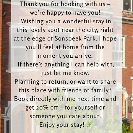 Sonsbeek - De Merel Apartment *